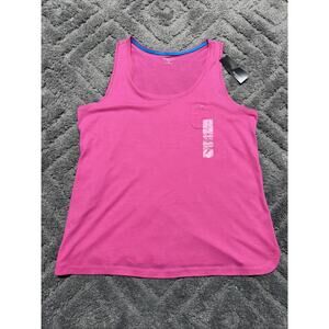Women's Pajama Tank Top Size XL RELATIVITY Color Pink New